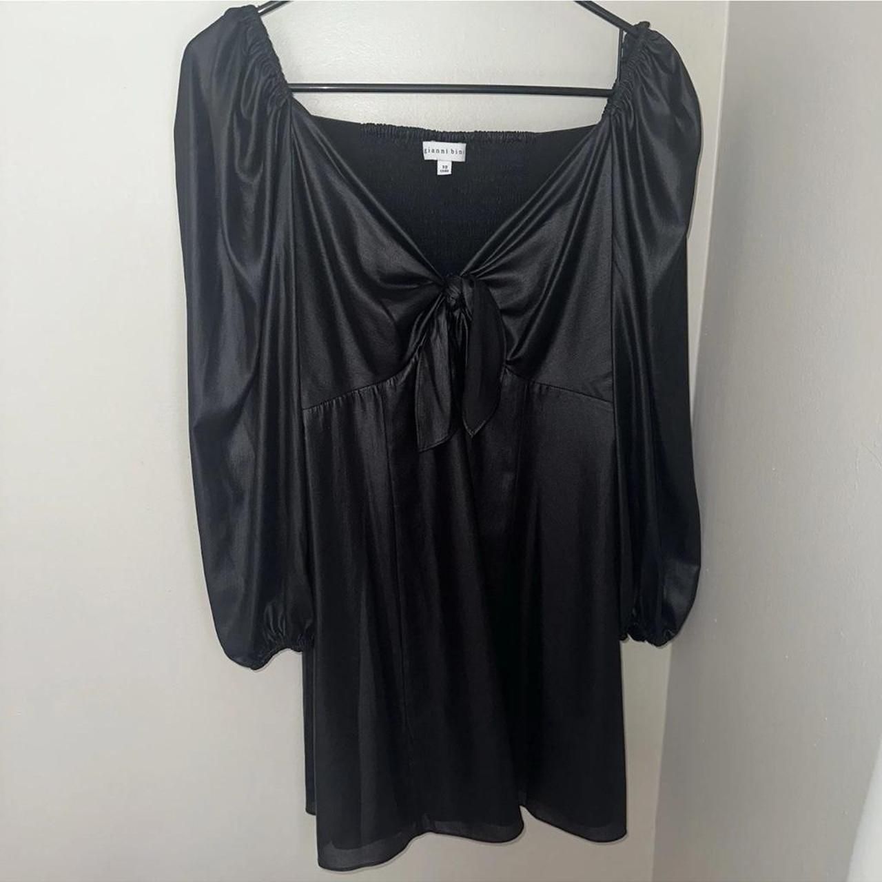 Gianni Bini Women's Black Babydoll Going-Out-Dress